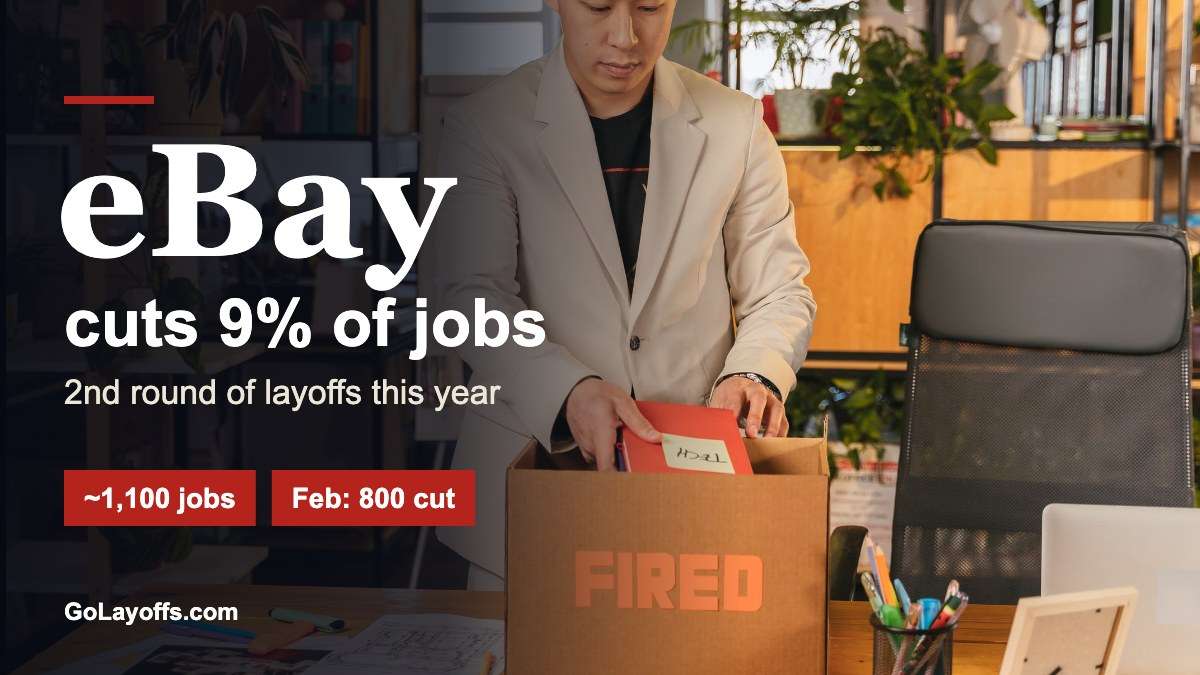 eBay cuts 9% of jobs in its second round of layoffs this year